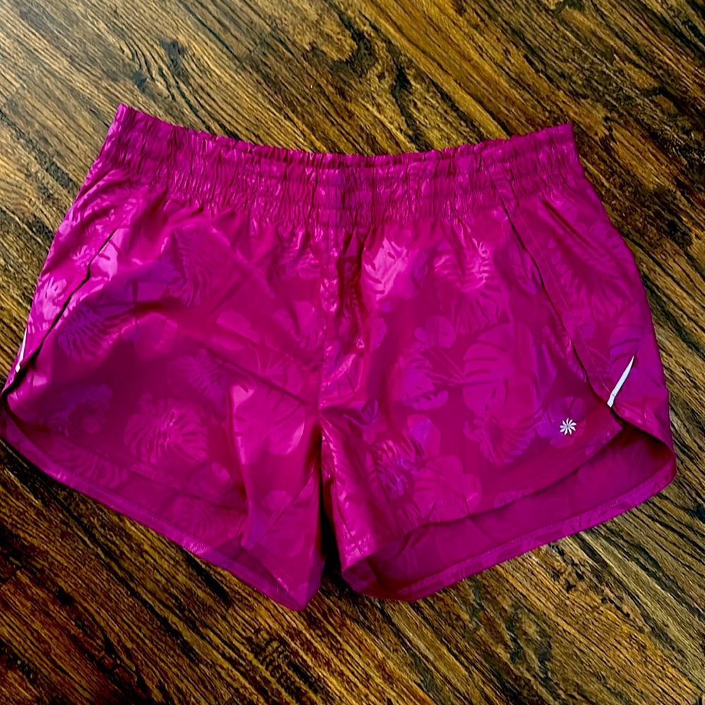 Athleta racer run shorts